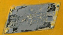 [HWK 109-509.A-1 Data Plate]